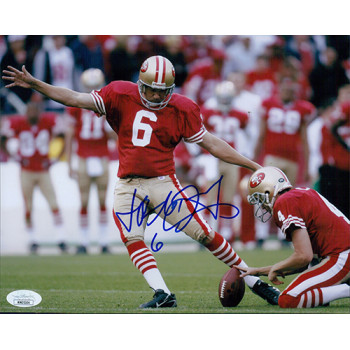 Joe Nedney San Francisco 49ers Signed 8x10 Matte Photo JSA Authenticated
