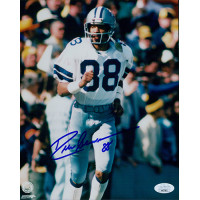 Drew Pearson Dallas Cowboys Signed 8x10 Glossy Photo JSA Authenticated