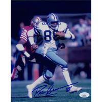 Drew Pearson Dallas Cowboys Signed 8x10 Glossy Photo JSA Authenticated