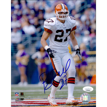 Brian Russell Cleveland Browns Signed 8x10 Glossy Photo JSA Authenticated Brian Russell Cleveland Browns Signed 8x10 Glossy Photo JSA Authenticated