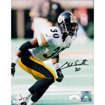 Chad Scott Pittsburgh Steelers Signed 8x10 Glossy Photo JSA Authenticated Chad Scott Pittsburgh Steelers Signed 8x10 Glossy Photo JSA Authenticated