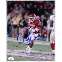 Derrick Strait Oklahoma Sooners Signed 8x10 Glossy Photo JSA Authenticated