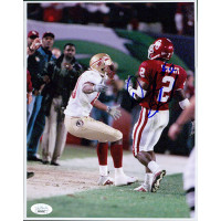 Derrick Strait Oklahoma Sooners Signed 8x10 Glossy Photo JSA Authenticated