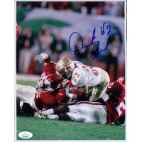 Derrick Strait Oklahoma Sooners Signed 8x10 Glossy Photo JSA Authenticated