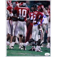 Derrick Strait Oklahoma Sooners Signed 8x10 Glossy Photo JSA Authenticated
