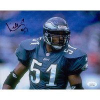 William Thomas Philadelphia Eagles Signed 8x10 Matte Photo JSA Authenticated William Thomas Philadelphia Eagles Signed 8x10 Matte Photo JSA Authenticated