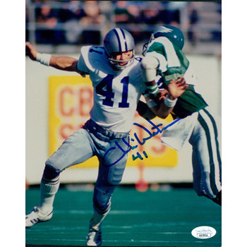 Charlie Waters Dallas Cowboys Signed 8x10 Glossy Photo JSA Authenticated Charlie Waters Dallas Cowboys Signed 8x10 Glossy Photo JSA Authenticated