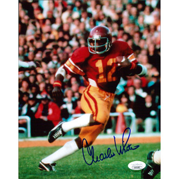 Charles White USC Trojans Signed 8x10 Glossy Photo JSA Authenticated Charles White USC Trojans Signed 8x10 Glossy Photo JSA Authenticated