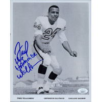 Fred The Hammer Williamson Oakland Raiders Signed 8x10 Photo JSA Authenticated Fred The Hammer Williamson Oakland Raiders Signed 8x10 Photo JSA Authenticated
