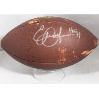 Eric Dickerson Signed Wilson NFL The Duke Football JSA Authenticated Damaged