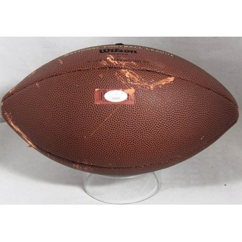 Eric Dickerson Signed Wilson NFL The Duke Football JSA Authenticated Damaged