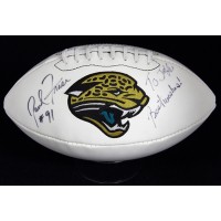 Paul Frase Jacksonville Jaguars Signed White Panel Football JSA Authenticated