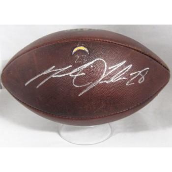 Melvin Gordon Los Angeles Chargers Signed Game Used Football JSA Authenticated