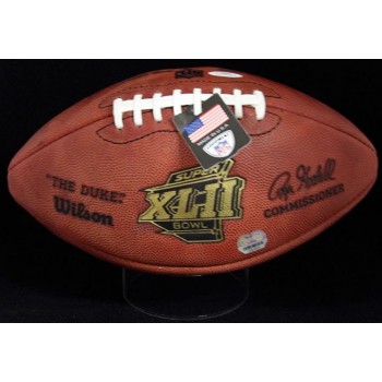 Eli Manning Signed Wilson Superbowl XLII Football JSA Authenticated No Air