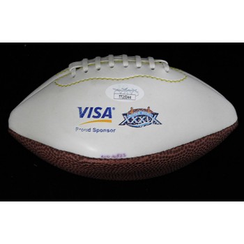 Jake Plummer Signed Mini Super Bowl XXIX White Panel Football JSA Authenticated