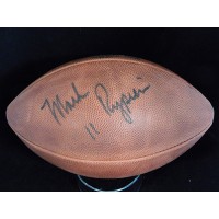 Mark Rypien Redskins Signed Wilson Super Bowl XXVI Football JSA Authenticated