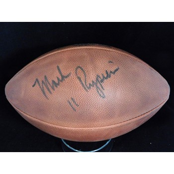 Mark Rypien Redskins Signed Wilson Super Bowl XXVI Football JSA Authenticated