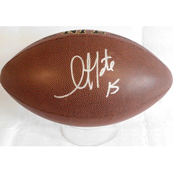 Golden Tate Signed Wilson Super Grip NFL Football JSA Authenticated