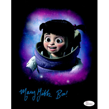 Mary Gibbs Signed Monsters, Inc. Boo 8x10 Matte Color Photo JSA Authenticated Mary Gibbs Signed Monsters, Inc. Boo 8x10 Matte Color Photo JSA Authenticated