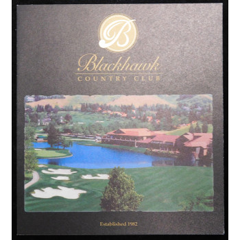 Helen Alfredsson LPGA Signed Blackhawk Country Club Scorecard JSA Authenticated