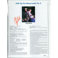 Chip Beck PGA Golfer Signed 8x11 Cut Magazine Page Photo JSA Authenticated Chip Beck PGA Golfer Signed 8x11 Cut Magazine Page Photo JSA Authenticated