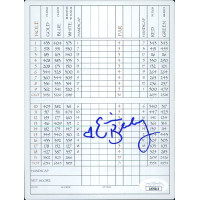 Erica Blasberg LPGA Golfer Signed The Ridge Golf Club Scorecard JSA Authentic Erica Blasberg LPGA Golfer Signed The Ridge Golf Club Scorecard JSA Authentic