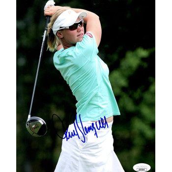 Minea Blomqvist LPGA Golfer Signed 8x10 Glossy Photo JSA Authenticated