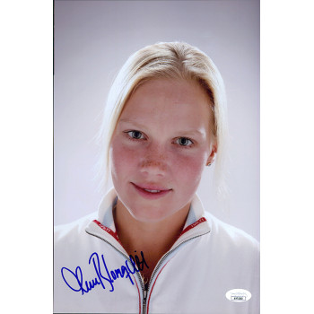 Minea Blomqvist LPGA Golfer Signed 8x12 Glossy Photo JSA Authenticated Minea Blomqvist LPGA Golfer Signed 8x12 Glossy Photo JSA Authenticated