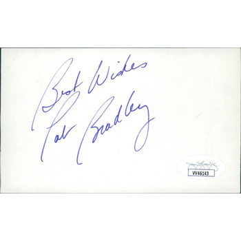 Pat Bradley LPGA Golfer Signed 3x5 Index Card JSA Authenticated