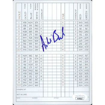 Ashli Bunch LPGA Golfer Signed The Ridge Golf Club Scorecard JSA Authenticated