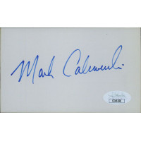 Mark Calcavecchia PGA Golfer Signed 3x5 Index Card JSA Authenticated Mark Calcavecchia PGA Golfer Signed 3x5 Index Card JSA Authenticated