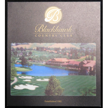 Na Yeon Choi LPGA Signed Blackhawk Country Club Scorecard JSA Authenticated