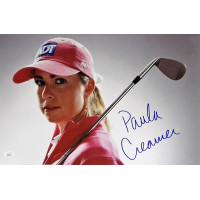Paula Creamer LPGA Golfer Signed 12x18 Glossy Photo JSA Authenticated