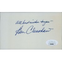Ben Crenshaw PGA Golfer Signed 3x5 Index Card JSA Authenticated