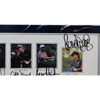 Diners Club 1999 Golfers & Stars Signed 25x32 Lithograph by 23 JSA Authenticated