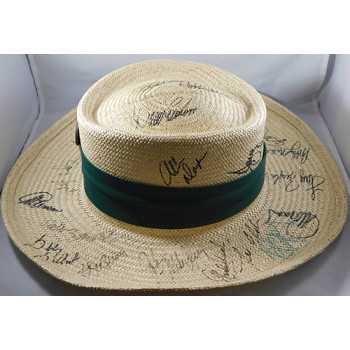 Greg Norman, Ed Dougherty, Billy Mayfair, +1 Signed Hat JSA Authenticated