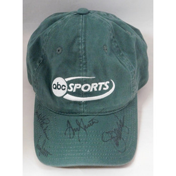 Corey Pavin, Judy Rankin, +2 ABC Sports Signed Hat JSA Authenticated