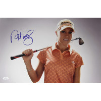 Natalie Gulbis LPGA Golfer Signed 12x18 Glossy Photo JSA Authenticated