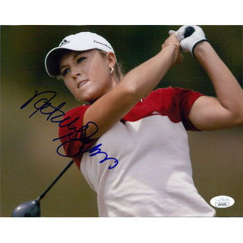 Natalie Gulbis LPGA Golfer Signed 8x10 Glossy Photo JSA Authenticated