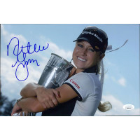 Natalie Gulbis LPGA Golfer Signed 8x12 Glossy Photo JSA Authenticated Natalie Gulbis LPGA Golfer Signed 8x12 Glossy Photo JSA Authenticated