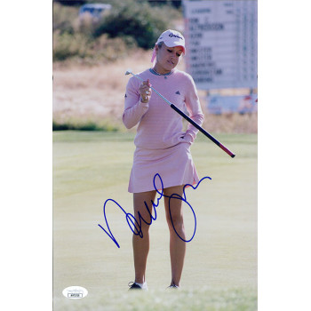 Natalie Gulbis LPGA Golfer Signed 8x12 Glossy Photo JSA Authenticated