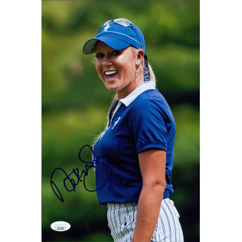 Natalie Gulbis LPGA Golfer Signed 8x12 Glossy Photo JSA Authenticated