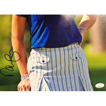 Natalie Gulbis LPGA Golfer Signed 12x18 Glossy Photo JSA Authenticated