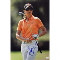 Sophie Gustafson LPGA Golfer Signed 12x18 Glossy Photo JSA Authenticated