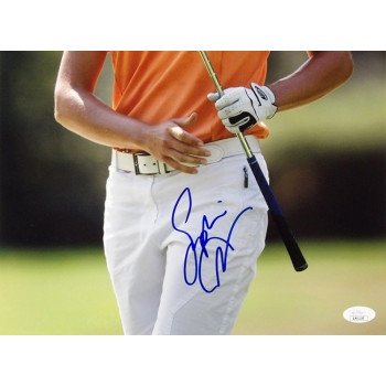 Sophie Gustafson LPGA Golfer Signed 12x18 Glossy Photo JSA Authenticated