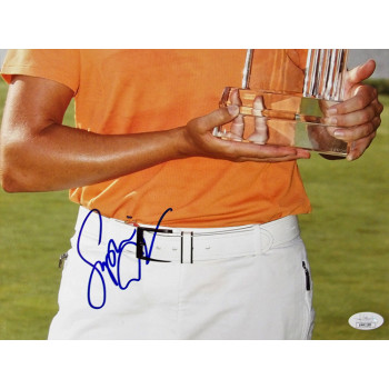 Sophie Gustafson LPGA Golfer Signed 12x18 Glossy Photo JSA Authenticated