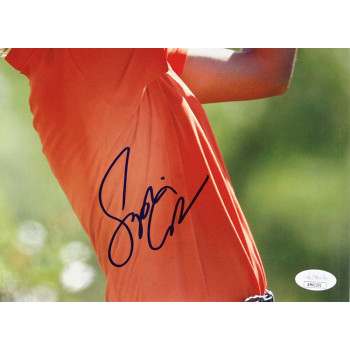 Sophie Gustafson LPGA Golfer Signed 12x18 Glossy Photo JSA Authenticated
