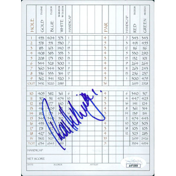 Rachel Hetherington LPGA Golfer Signed The Ridge Golf Club Scorecard JSA Authen Rachel Hetherington LPGA Golfer Signed The Ridge Golf Club Scorecard JSA Authen