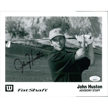 John Huston PGA Golfer Signed 8x10 Glossy Promo Photo JSA Authenticated