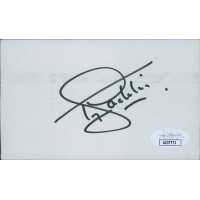 Tony Jacklin PGA Golfer Signed 3x5 Index Card JSA Authenticated